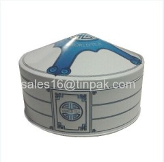 decorative tea tin with dome lid factory supplier