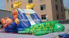 Ocean Park Turtle Commercial Inflatable Slide , kids garden slides EN71