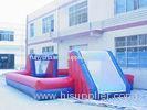 0.55 - 0.6mm PVC vinyl airtight Inflatable Water Games Football Field For Funny