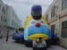 CE Big Fish Mouth Advertising Inflatable Bouncer With Durable plato TM