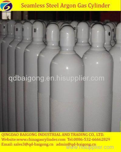 seamless steel gas cylinder for argon gas