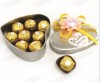 beautiful wedding gift tin box with ribbon