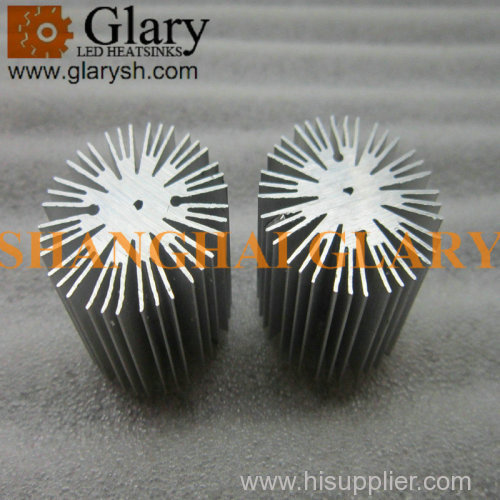 GLR-HS-270 32mm round heatsink, aluminum extrusion profile led cooler