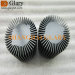 GLR-HS-326 50mm black round led cooler, aluminum extrusion profile heatsink