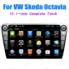 Factory Wholesale In Car TV Multimedia Player Skoda 10inch Navigation Android 4.2 System