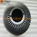 GLR-HS-089 70mm black machined led cooler / round aluminum heatsinks