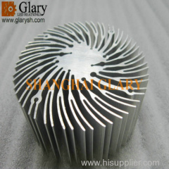 GLR-HS-1472 90mm LED Star Heatsink / Round Extruded Cooler