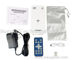 Mini WIFI LED DLP Projector for smartphone tablet pc etc