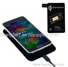 Moodeosa Qi Standard Wireless Charger and Receiver Tag For samsung phone and Iphone