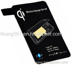 Moodeosa Qi Standard Wireless Charger and Receiver Tag For samsung phone and Iphone