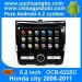 Ouchuangbo Pure Android 4.2 DVD Player 3G Wifi Bluetooth TV Honda city 2008-2011 GPS Navigation Stereo System