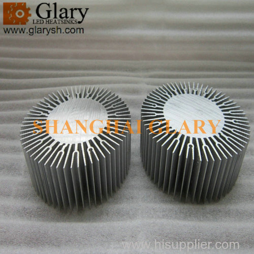 GLR-HS-004 110mm Round LED Cooler Aluminum Extrusion Profiles