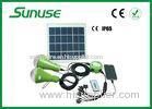 Portable indoor 12w solar powered lighting systems with battery 3.6v rechargeable