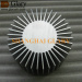 GLR-HS-009 123mm Round Aluminum Extruded Heatsink Profiles