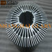 GLR-HS-005 125mm High Power Round LED Heatsink / Al6063 Extrusion Profile Cooling