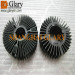 GLR-HS-012 133mm Black Round LED Cooler AL6063 Extrusion Profiles