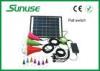 12W Rechargable LED Solar Home Lighting System with Remote Control