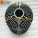 GLR-HS-047 140mm Round Extruded Cooler Aluminum Profile Heatsinks