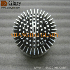 GLR-PF-07260 72mm AL1070 Round Pin Fin Heatsink Forged Cooler
