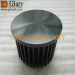 GLR-PF-08060 80mm Round Pin Fin LED Cooler Cold Forging AL1070 Heatsink