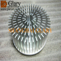GLR-PF-09245 92mm 15W Round AL1070 LED Cooler Cold Forging Heat Dissipator