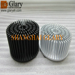 GLR-PF-09255 92mm 18W black blade fin cooler forging heatsinks
