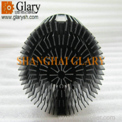GLR-PF-10060 100mm round aluminum 1070 heat sinks cold forging led cooling