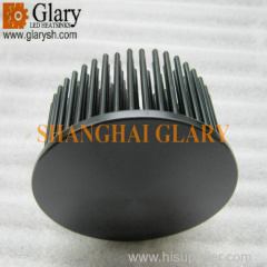 GLR-PF-10040 100mm Round Pin Fin LED Cooler Cold Forged Dissipator
