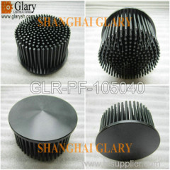 GLR-PF-10040 100mm Round Pin Fin LED Cooler Cold Forged Dissipator