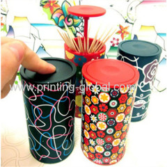 The newest ABS transfer printing film with simple pattern for toothpick holder