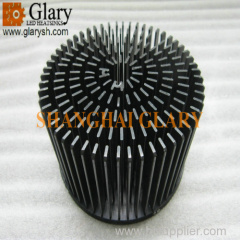 GLR-PF-11255 112mm machined round forged heatsink / pure aluminum 1070 led cooler