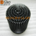 GLR-PF-11255 112mm machined round forged heatsink / pure aluminum 1070 led cooler