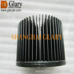 GLR-PF-11255 112mm machined round forged heatsink / pure aluminum 1070 led cooler