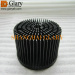 GLR-PF-11255 112mm machined round forged heatsink / pure aluminum 1070 led cooler