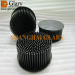 GLR-PF-11750 117mm 20W Round Pin Fin LED Cooler / Pure Aluminum 1070 Heatsinks