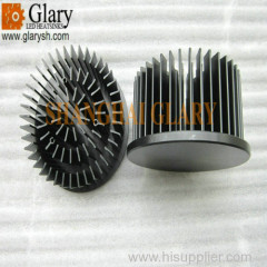 GLR-PF-14070 140mm 45W Round Cold Forging LED Cooling Heatsink