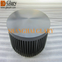 GLR-PF-16370 163mm 70W Round Pin Fin LED Heatsink / High Power LED Spot Light Forging cooler