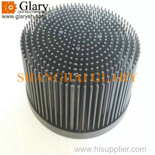 GLR-PF-18070 180mm 80W Round Pin Fin LED Radiator / forged cooler heatsink