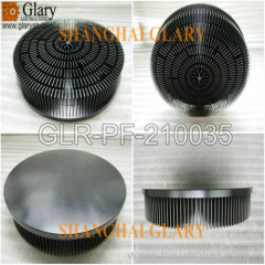 GLR-PF-21037 80W black forging pure aluminum 1070 led heatsink