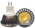 60Hz COB 3W 12v Green LED Spot Lamp 250lm With Aluminum Housing , MR16 GU5.3 Spotlight