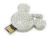 Mickey Mouse Shape Jewelry USB Flash Drive Memory Stick