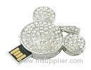 Mickey Mouse Shape Jewelry USB Flash Drive Memory Stick