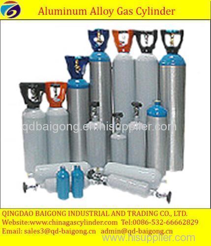 Industrial gas cylinder Aluminum Alloy Cylinder