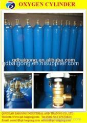 High pressure seamless steel oxygen gas cylinder