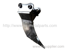 Casting excavator rock ripper