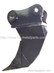 Casting excavator rock ripper