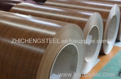 wooden grain prepainted steel sheet in coil