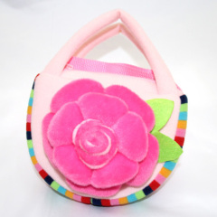 plush cartoon rose bagsckpack