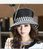 Fashion Winter Polyester Satin Dress Womens church hats for travel