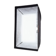 Square camera soft box with grids